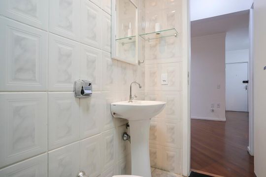 Banheiro de apartamento para alugar com 2 quartos, 67m² em Vila Jahu, São Bernardo do Campo
