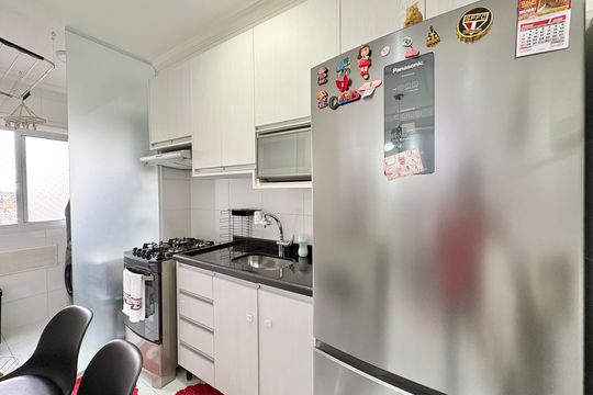 Cozinha de apartamento à venda com 2 quartos, 45m² em Vila Pirituba, São Paulo