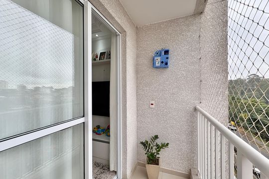 Varanda da Sala de apartamento à venda com 2 quartos, 45m² em Vila Pirituba, São Paulo
