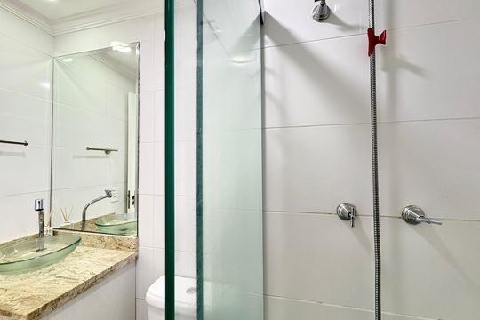 Banheiro de apartamento à venda com 2 quartos, 45m² em Vila Pirituba, São Paulo