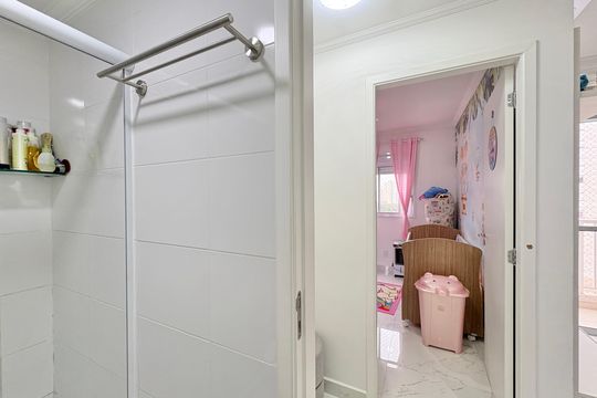 Banheiro de apartamento à venda com 2 quartos, 45m² em Vila Pirituba, São Paulo