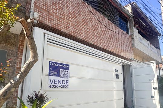 Fachada de casa à venda com 3 quartos, 120m² em Alvarenga, São Bernardo do Campo