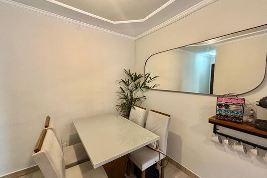 Sala de jantar  de apartamento à venda com 2 quartos, 49m² em Vila Sílvia, São Paulo