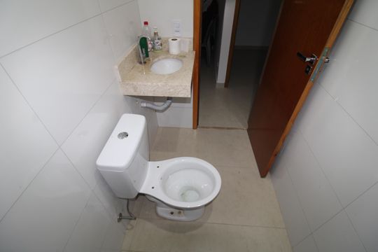 Banheiro de apartamento à venda com 2 quartos, 45m² em Vila Dom Pedro Ii, São Paulo