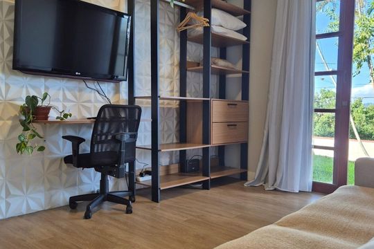 Sala de apartamento para alugar com 1 quarto, 50m² em Sertão do Maruim, São José