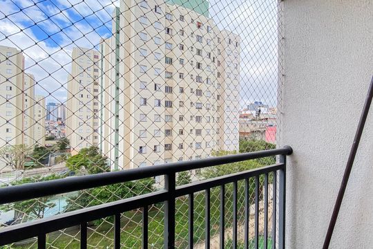 Varanda  de apartamento à venda com 2 quartos, 74m² em Jardim Brasilia, São Paulo