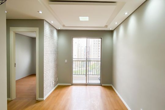 Sala  de apartamento à venda com 2 quartos, 74m² em Jardim Brasilia, São Paulo
