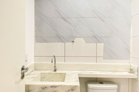 Banheiro  de apartamento à venda com 2 quartos, 74m² em Jardim Brasilia, São Paulo