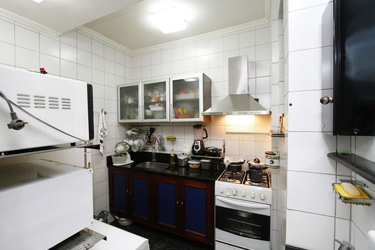 Cozinha de apartamento à venda com 2 quartos, 70m² em Barro Preto, Belo Horizonte