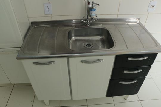 Cozinha - Armários de apartamento para alugar com 2 quartos, 60m² em Jardim Alvorada, Nova Iguaçu