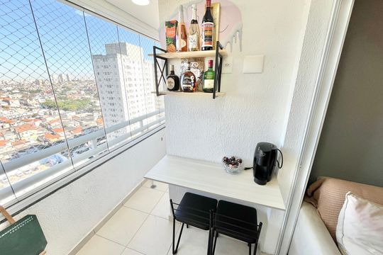 Varanda da Sala de apartamento para alugar com 2 quartos, 53m² em Imirim, São Paulo