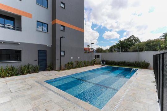 Área comum - Piscina de apartamento para alugar com 1 quarto, 28m² em Vila Santa Maria, São Paulo