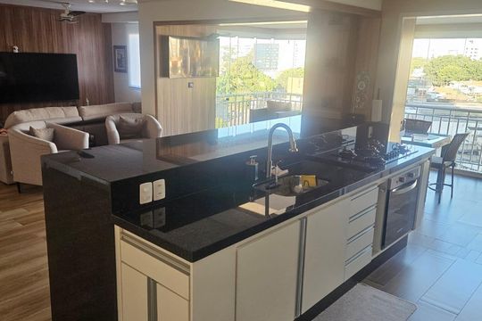 Cozinha de apartamento à venda com 3 quartos, 123m² em Chácara Califórnia, São Paulo