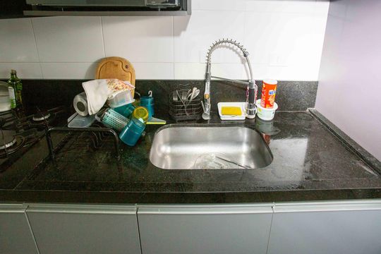 Cozinha de apartamento à venda com 2 quartos, 48m² em Centro, Diadema