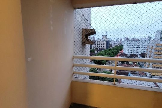 Varanda de apartamento para alugar com 3 quartos, 147m² em Vila Mathias, Santos
