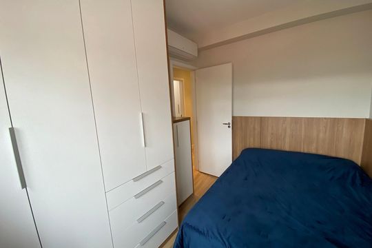 Quarto de apartamento à venda com 3 quartos, 88m² em Barra Funda, São Paulo