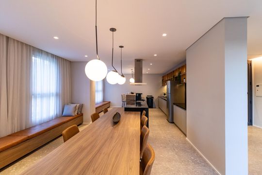 Área comum - Espaço Gourmet de apartamento para alugar com 2 quartos, 47m² em Vila Anastácio, São Paulo