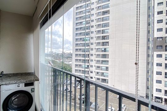 Varanda de apartamento à venda com 2 quartos, 47m² em Vila Anastácio, São Paulo