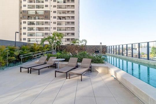 Área comum - Piscina de apartamento para alugar com 2 quartos, 47m² em Vila Anastácio, São Paulo