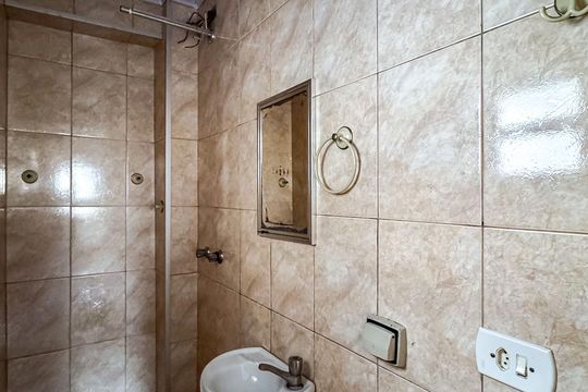 Banheiro da Suíte de casa para alugar com 2 quartos, 60m² em Vila Prudente, São Paulo