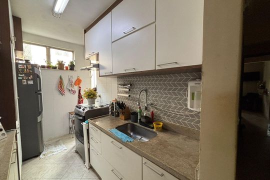 Cozinha de apartamento à venda com 2 quartos, 65m² em Taquara, Rio de Janeiro