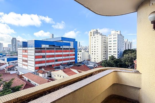 Varanda da Sala de apartamento para alugar com 4 quartos, 395m² em Belém, São Paulo