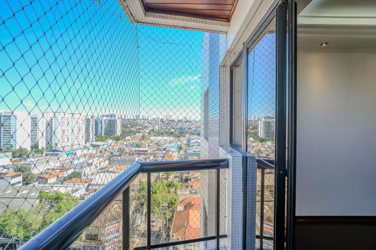 Varanda da sala de apartamento para alugar com 3 quartos, 110m² em Cerâmica, São Caetano do Sul