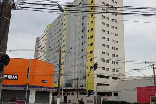 Fachada de apartamento para alugar com 1 quarto, 29m² em Cidade Ocian, Praia Grande