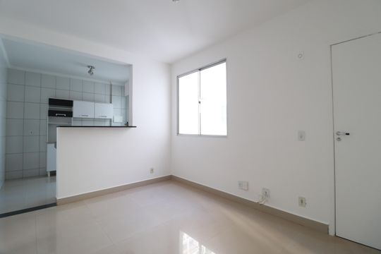 Sala de apartamento para alugar com 2 quartos, 50m² em Gávea, Uberlândia