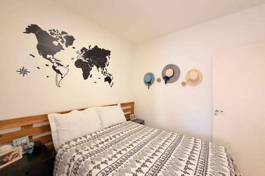 Suíte de apartamento à venda com 2 quartos, 69m² em Parque Residencial Nove de Julho, Jundiaí