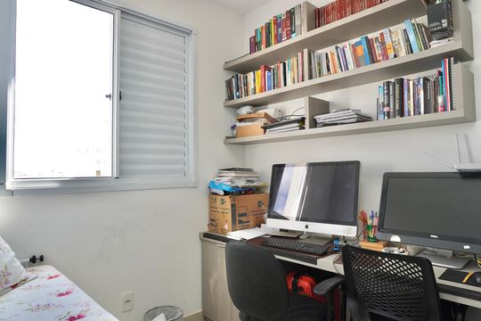 Quarto 1 de apartamento à venda com 2 quartos, 62m² em Nova Vista, Belo Horizonte