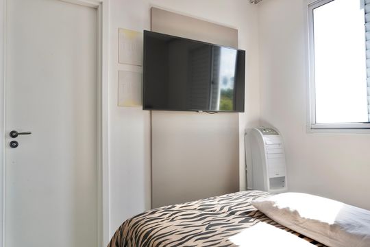 Suíte  de apartamento à venda com 2 quartos, 62m² em Nova Vista, Belo Horizonte