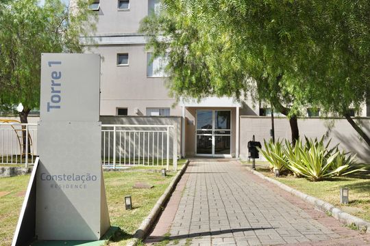 Fachada do bloco de apartamento à venda com 2 quartos, 62m² em Nova Vista, Belo Horizonte