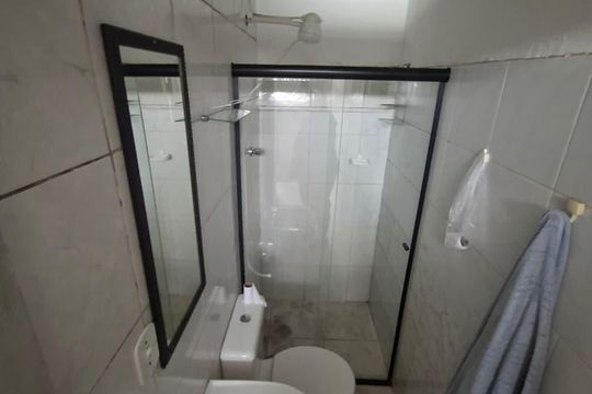 Banheiro de casa para alugar com 1 quarto, 45m² em Vila Lucia, São Paulo