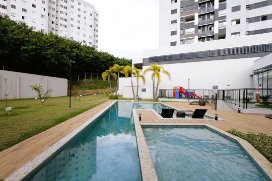 Área comum - Piscina de apartamento à venda com 2 quartos, 59m² em Estoril, Belo Horizonte
