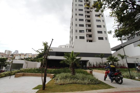 Fachada de apartamento à venda com 2 quartos, 59m² em Estoril, Belo Horizonte