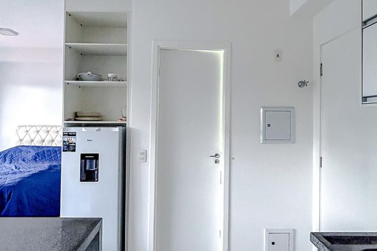 Cozinha de kitnet/studio à venda com 1 quarto, 26m² em Tatuapé, São Paulo