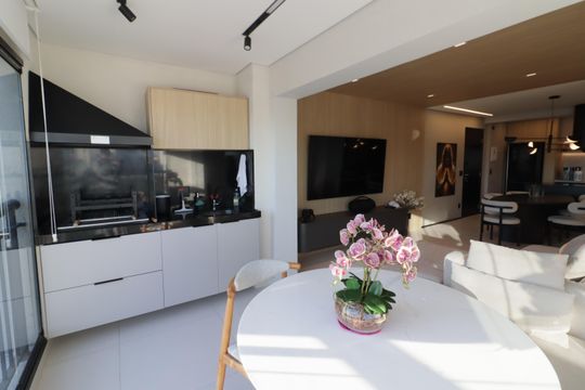 Varanda gourmet de apartamento à venda com 2 quartos, 83m² em Centro, Osasco