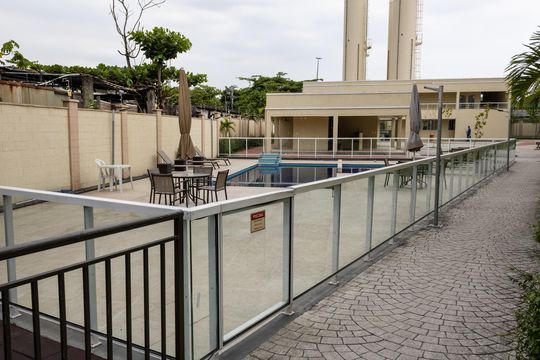 Área comum - Piscina de apartamento à venda com 2 quartos, 43m² em Campo Grande, Rio de Janeiro
