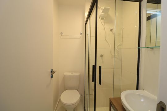 Banheiro de apartamento para alugar com 2 quartos, 25m² em Vila Ema, São Paulo