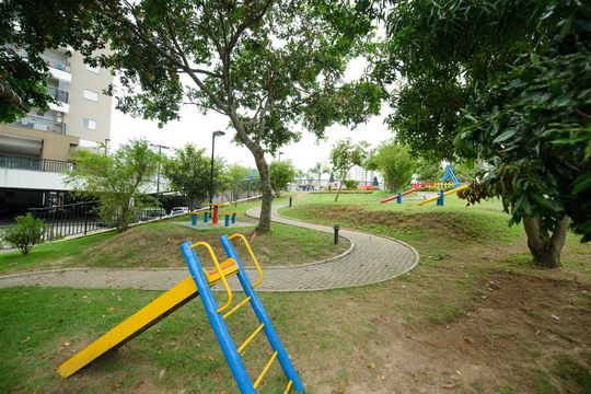 Área comum - Área verde de apartamento para alugar com 3 quartos, 90m² em Vila Jaboticabeira, Taubaté