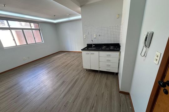 Cozinha de apartamento à venda com 1 quarto, 28m² em Águas Claras, Brasília