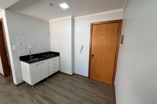 Cozinha de apartamento à venda com 1 quarto, 28m² em Águas Claras, Brasília