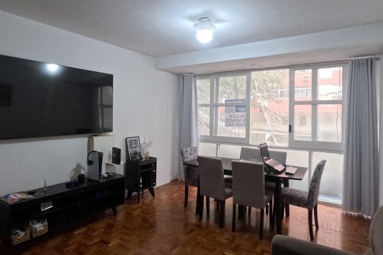 Sala de apartamento para alugar com 2 quartos, 86m² em Aparecida, Santos