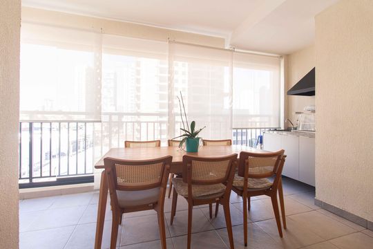Varanda de apartamento à venda com 3 quartos, 69m² em Nova Klabin, São Paulo
