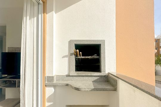 Varanda da Sala de apartamento para alugar com 2 quartos, 55m² em Canasvieiras, Florianópolis