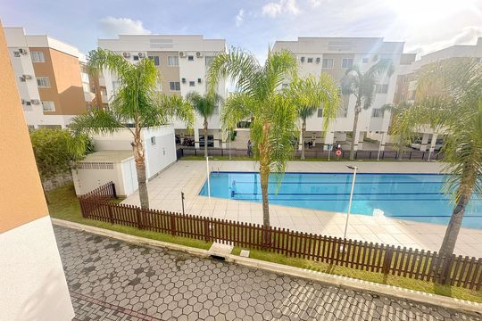 Vista da Varanda de apartamento para alugar com 2 quartos, 55m² em Canasvieiras, Florianópolis
