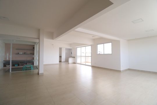 Área comum - Salão de festas de apartamento para alugar com 2 quartos, 60m² em Novo Mundo, Uberlândia