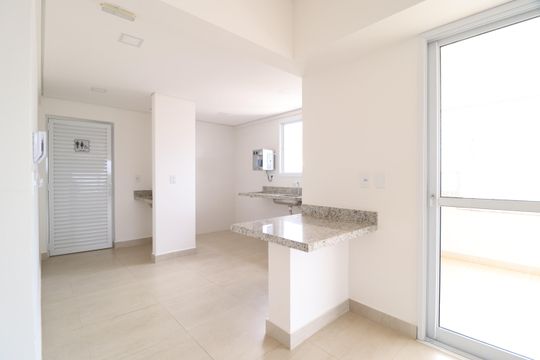 Área comum - Salão de festas de apartamento para alugar com 2 quartos, 60m² em Novo Mundo, Uberlândia