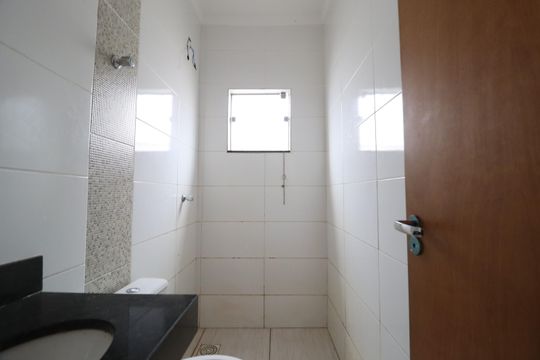 Banheiro Social de casa para alugar com 2 quartos, 90m² em Shopping Park, Uberlândia